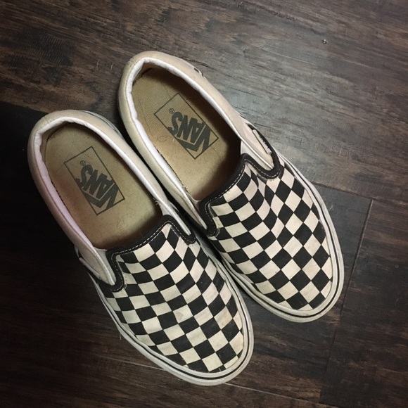 Vans Shoes - Black and white checkered vans